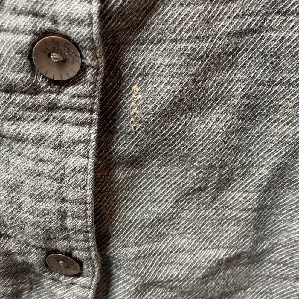 Soft Surroundings Button Front Jacket In Gray Siz… - image 5